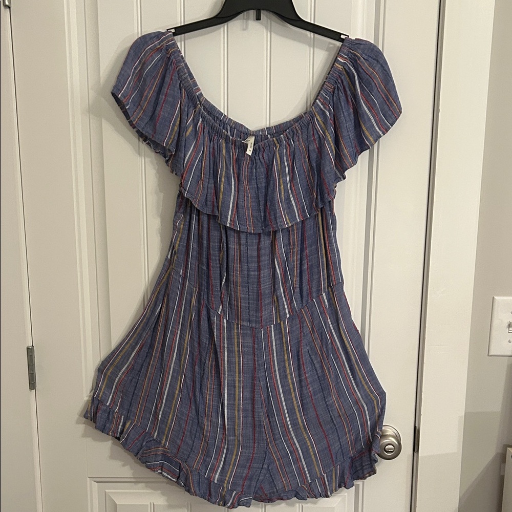 Truth Multicolor Striped romper